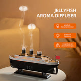Titanic Essential Oil Diffuser – Aromatherapy Ultrasonic Humidifier for Home & Office