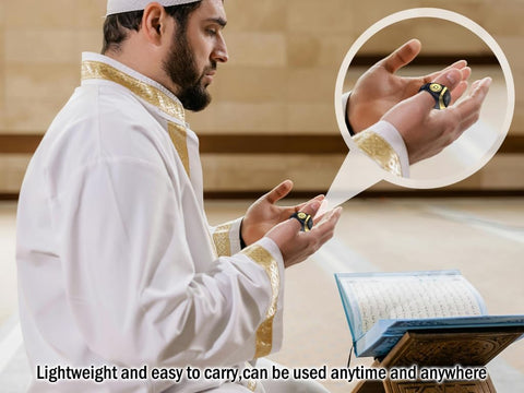 Smart Bluetooth Tasbih Ring For Muslims (Men and Women)-2025