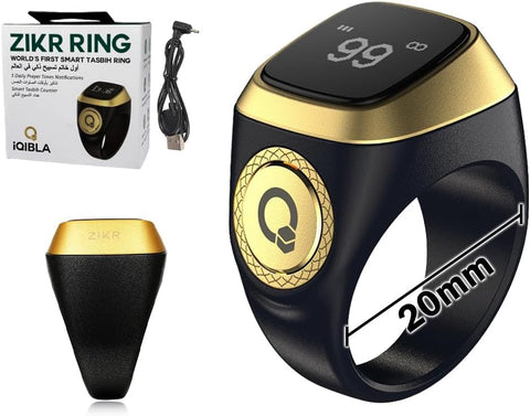 Smart Bluetooth Tasbih Ring For Muslims (Men and Women)-2025