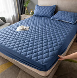 "Premium Waterproof Mattress Protector – Breathable, Noiseless, Hypoallergenic Bed Cover for Full Protection"