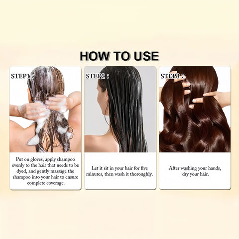 NovaHair™- Hair Dye Shampoo for Vibrant, Healthy Hair, Fast, Long-Lasting Results for Men and Women