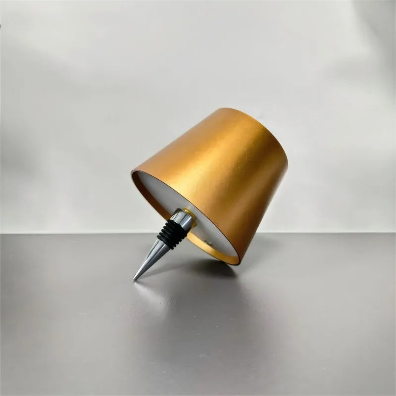 Empty Bottle LED Wireless Table Lamp 3-color Infinitely Dimmable (USB Rechargeable)