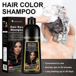 FENKANG 100ml/500ml 3in1 Hair Dye Shampoo Natural Black Hair Dye Covering White 7 Color Herbal Components for Women Men