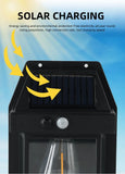 Outdoor Solar Wall Lamp Waterproof Tungsten Filament Lamp Induction Lamp Household Garden Wall Light Villa Lighting Night Light