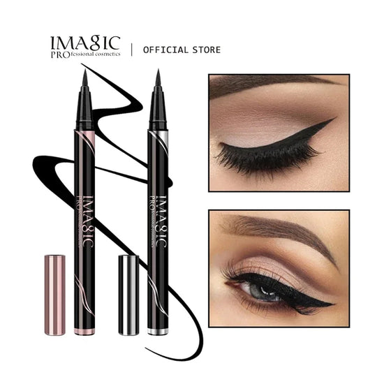 IMAGIC Wasserfester Eyeliner Shine Eyeliner Matte Machen Sie Ihre Schönheit Schwarz Langlebiger Eyeliner Pen Makeup Kosmetisches Werkzeug