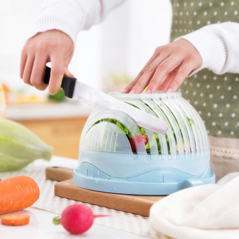 Quick Salad Cutting Bowl