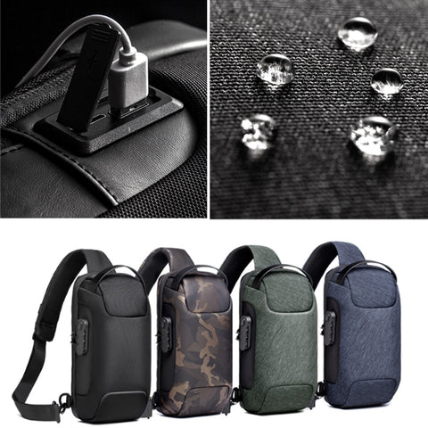 New Multi Functional Stylish Compact Chest/Backpack Bag for Men & Women