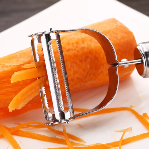 Vegetable 2-in-1 Stainless Steel Julienne Peeler