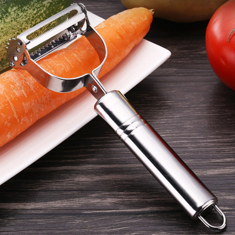 Vegetable 2-in-1 Stainless Steel Julienne Peeler