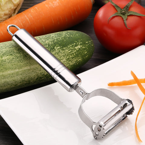 Vegetable 2-in-1 Stainless Steel Julienne Peeler