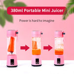 Vielseitig einsetzbarer tragbarer USB-Mini-Entsafter/Mixer für Smoothies – ideal für Ihre täglichen, gesunden Aktivitäten.