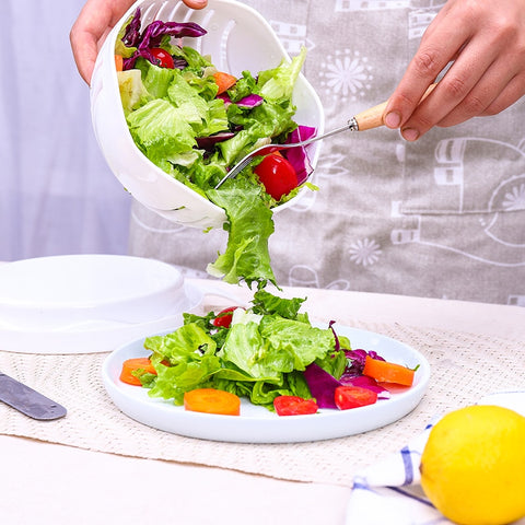 Quick Salad Cutting Bowl