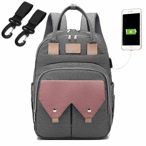 Designer-Windel-Rucksack für Babys, wasserdicht