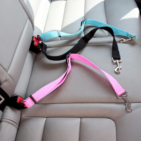 Dog Adjustable Car Seat Belt for Safe Travelling